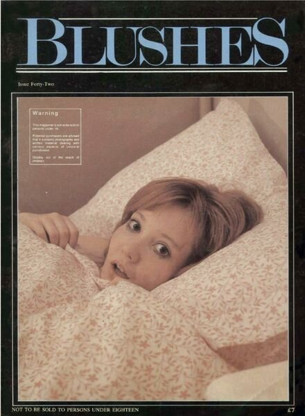 Blushes – N 40 1987 Cover