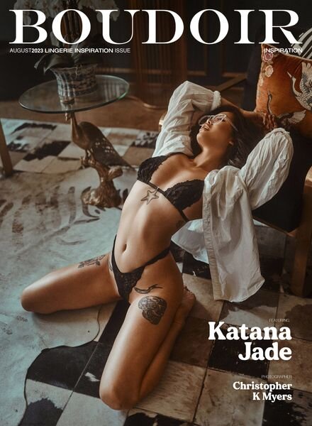 Boudoir Inspiration – August 2023 Lingerie Inspiration Issue Cover