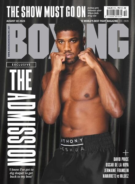 Boxing News – 10 August 2023 Cover