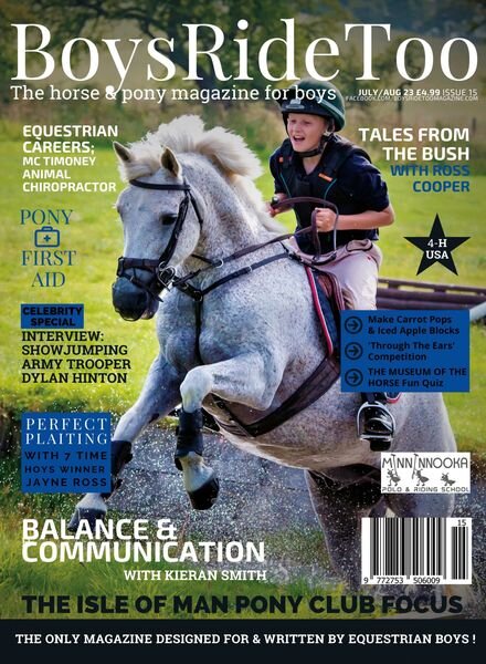 Boys Ride Too – August 2023 Cover