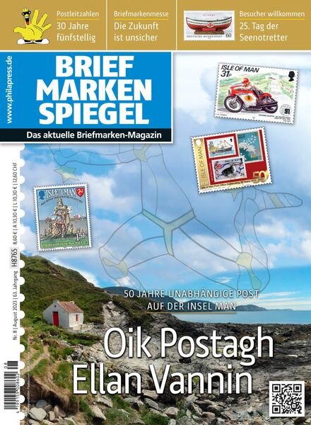 Briefmarken Spiegel – August 2023 Cover