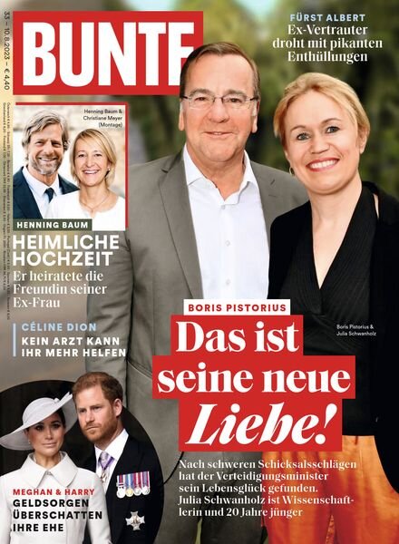 BUNTE – 10 August 2023 Cover