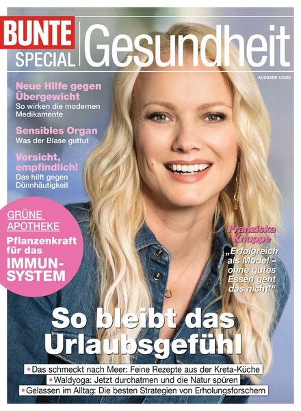 Bunte Gesundheit – August 2023 Cover