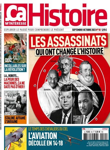 ca M’Interesse Histoire – Septembre-Octobre 2023 Cover