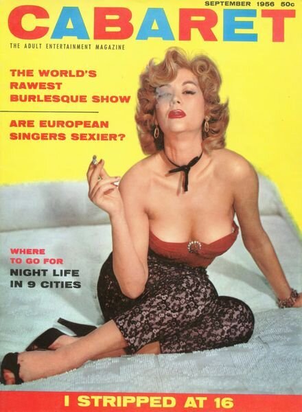 Cabaret – September 1956 Cover