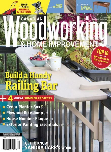 Canadian Woodworking – August-September 2023 Cover