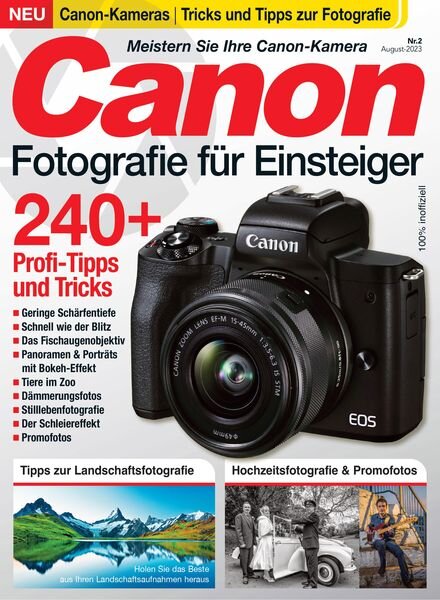 Canon-Fotografie fur Einsteiger – August 2023 Cover