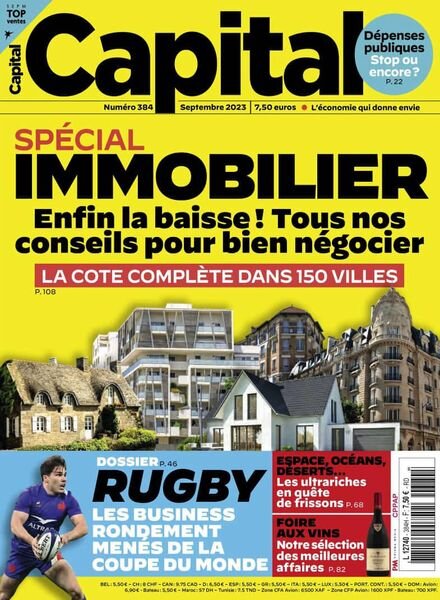 Capital France – Septembre 2023 Cover