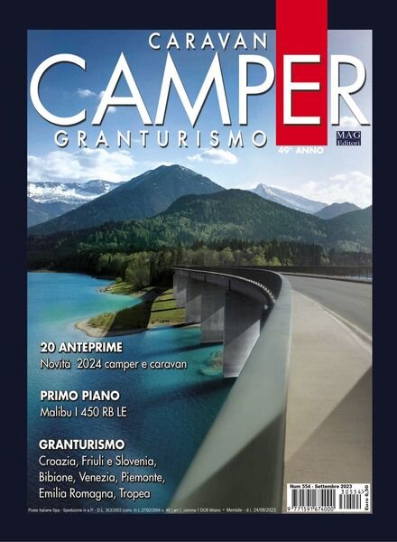 Caravan e Camper Granturismo – Settembre 2023 Cover