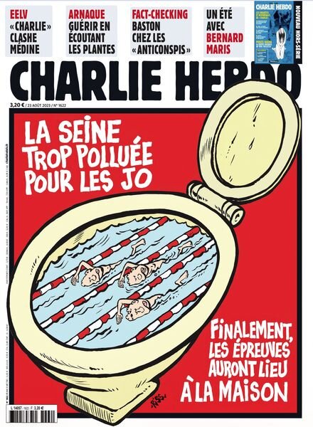 Charlie Hebdo – 23 Aout 2023 Cover