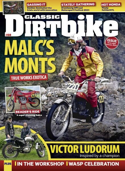Classic Dirt Bike – Issue 68 – Autumn 2023 Cover