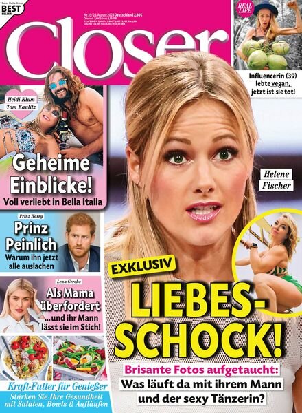 Closer Germany – 23 August 2023 Cover
