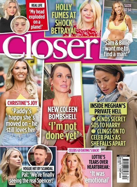 Closer UK – Issue 1071 – 26 August 2023 Cover