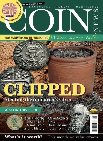 Coin News – August 2023 Cover
