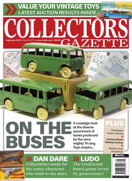 Collectors Gazette – Issue 474 – September 2023 Cover