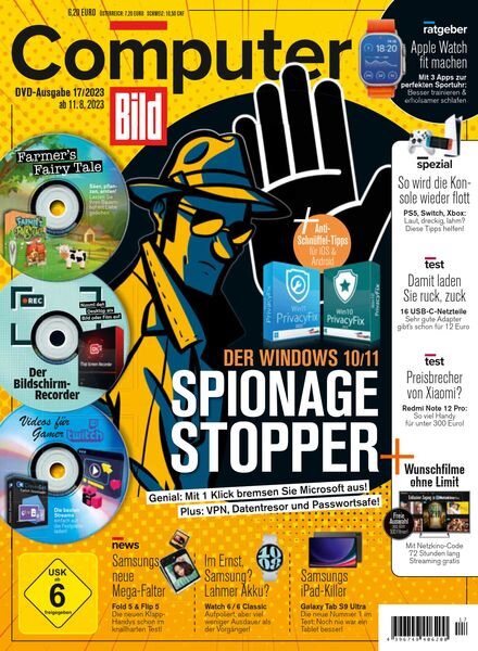 Computer Bild VIP – 11 August 2023 Cover