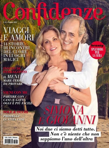 Confidenze – 8 Agosto 2023 Cover