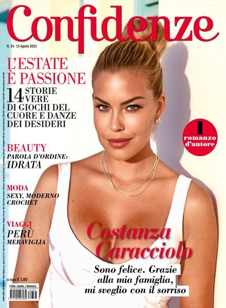 Confidenze N33 – 15 Agosto 2023 Cover