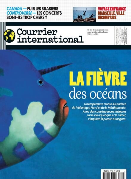 Courrier International – 24 Aout 2023 Cover