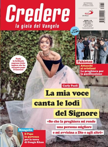 Credere – 27 Agosto 2023 Cover