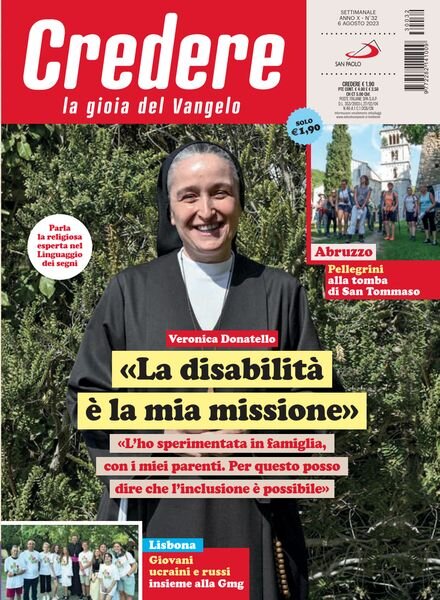 Credere – 6 Agosto 2023 Cover
