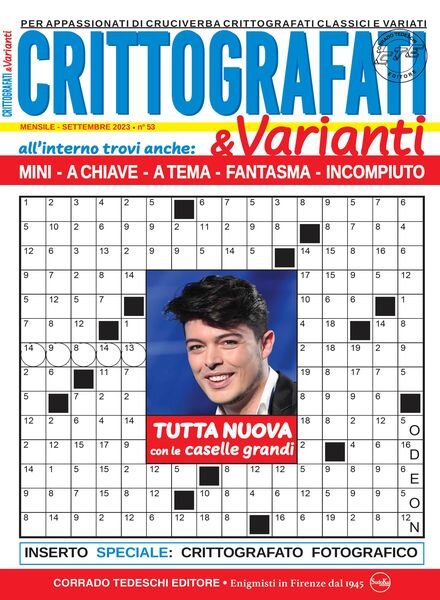 Crittografati & Varianti – Settembre 2023 Cover