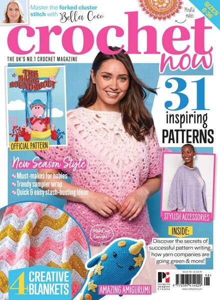 Crochet Now – Issue 98 – August 2023 Cover
