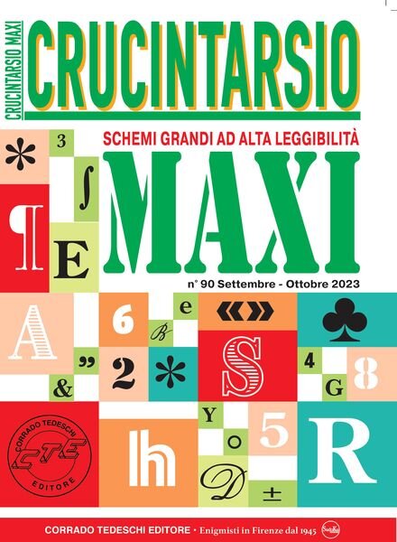 Crucintarsio – 9 Agosto 2023 Cover