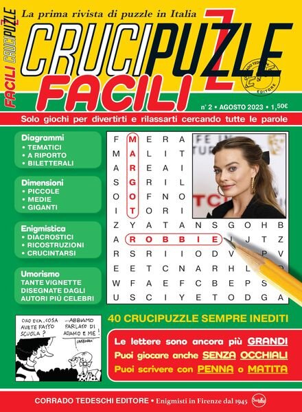Crucipuzzle – 3 Agosto 2023 Cover