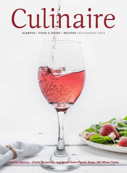 Culinaire Magazine – July-August 2023 Cover