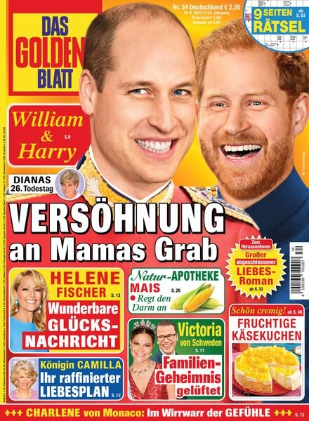Das Goldene Blatt – 19 August 2023 Cover