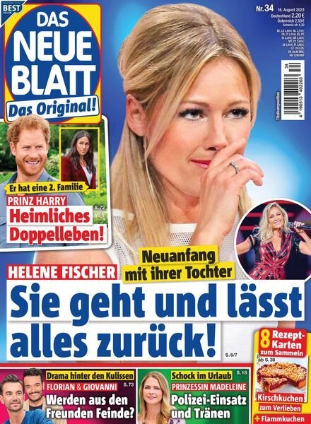 Das neue Blatt – 16 August 2023 Cover