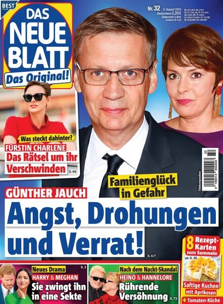 Das Neue Blatt – 2 August 2023 Cover