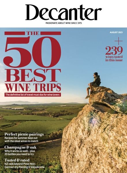 Decanter UK – August 2023 Cover