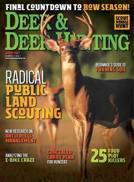 Deer & Deer Hunting – August 2023 Cover
