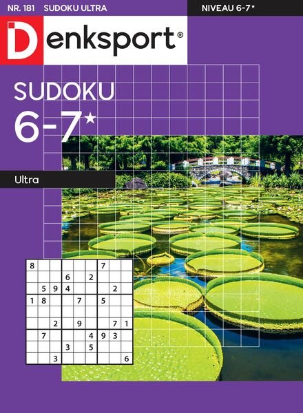 Denksport Sudoku 6-7 ultra – 10 Augustus 2023 Cover