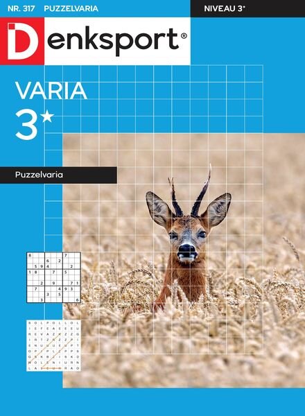 Denksport Varia 3 Puzzelvaria – 3 Augustus 2023 Cover