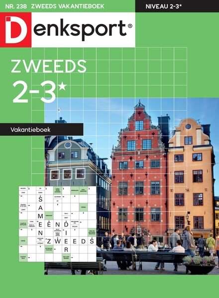 Denksport Zweeds 2-3 vakantieboek – 10 Augustus 2023 Cover