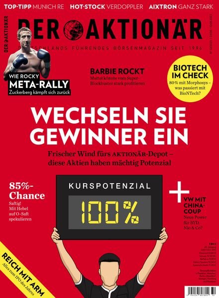 Der Aktionar – 04 August 2023 Cover