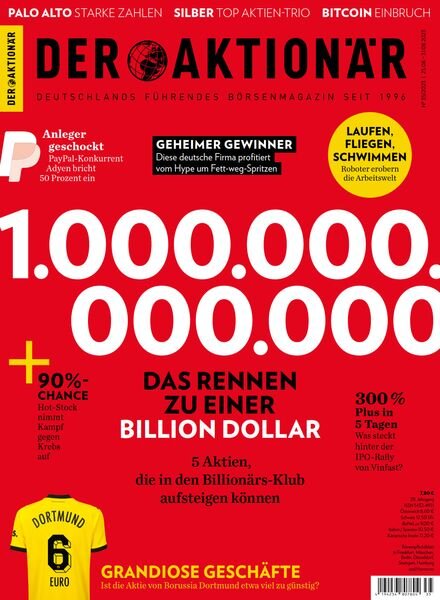 Der Aktionar – 25 August 2023 Cover