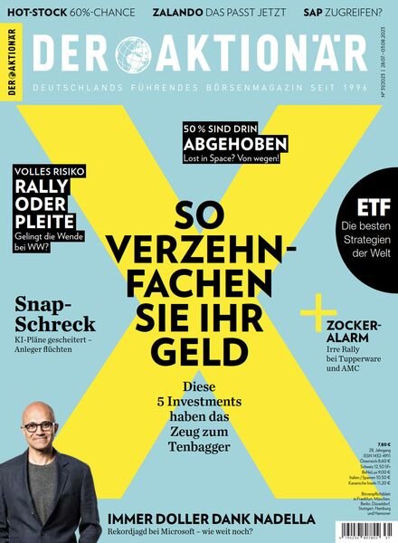Der Aktionar – 28 Juli 2023 Cover