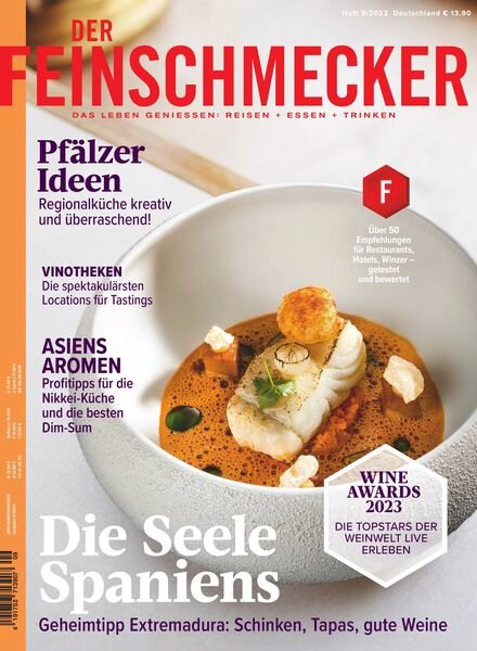 Der Feinschmecker – September 2023 Cover