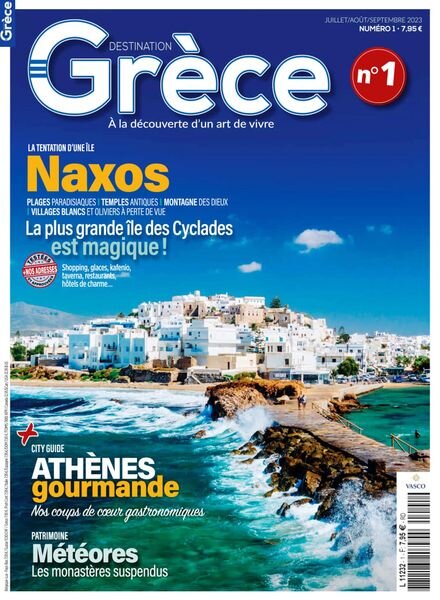 Destination Grece – Juillet-Septembre 2023 Cover