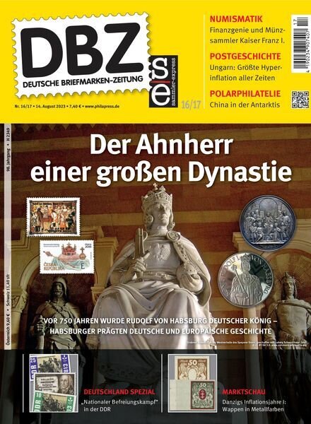 Deutsche Briefmarken-Zeitung – 14 August 2023 Cover