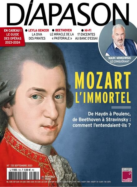 Diapason – Septembre 2023 Cover