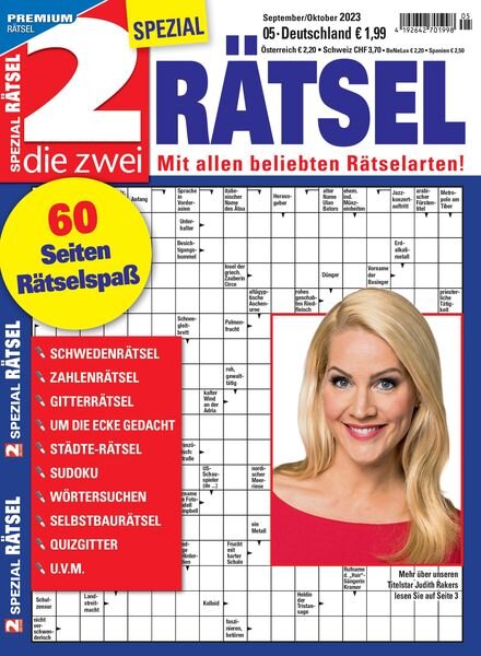 Die 2 Spezial Ratsel – September-Oktober 2023 Cover