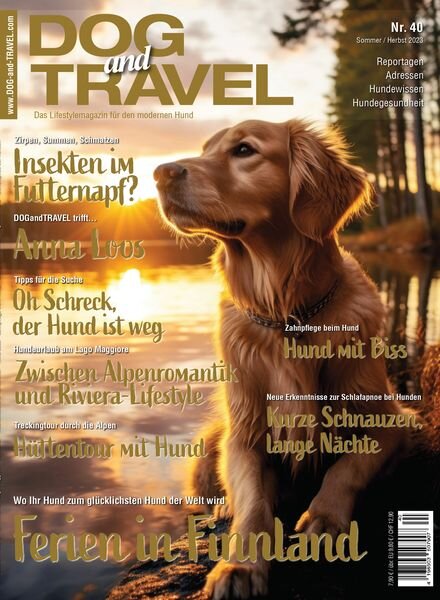 DOGandTRAVEL – Sommer-Herbst 2023 Cover