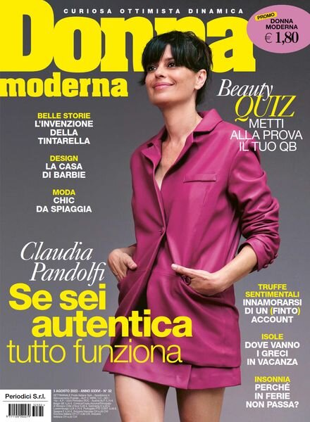 Donna Moderna – 3 Agosto 2023 Cover