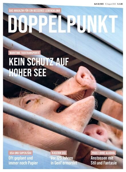 Doppelpunkt – 10 August 2023 Cover