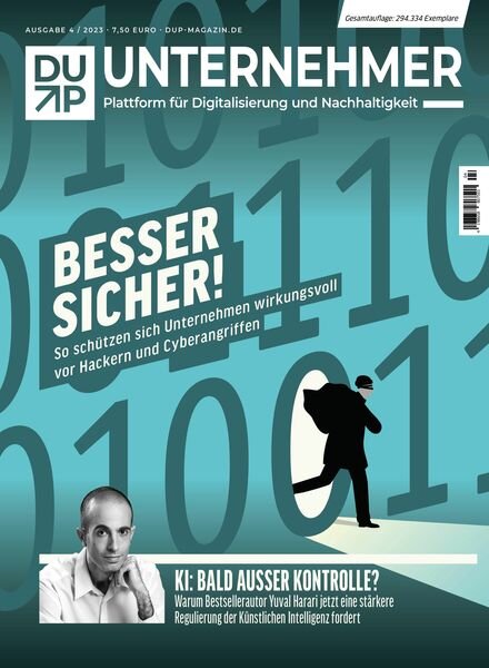 DUP Unternehmer-Magazin – August 2023 Cover